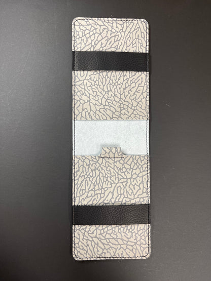 Golf Yardage Book Cover With Built In Pencil Holder. Elephant Print Jordan 3 Cement Inspired
